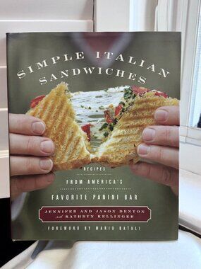 🥪 Simple Italian Sandwiches Hardcover Cookbook 🍅 Mario Batali Italian Recipes